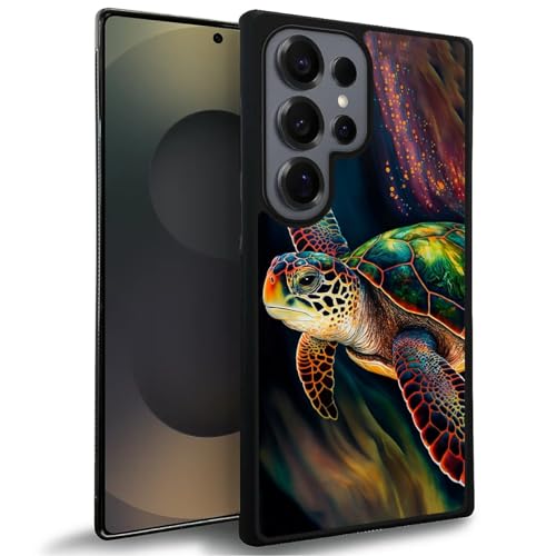 TAMEFOX Schutzhülle für Samsung Galaxy S25 Ultra, Meeresschildkröte, dünn, weich, stoßfest, TPU, Schutzhülle für Samsung Galaxy S25 Ultra 17,5 cm (6,9 Zoll) von TAMEFOX