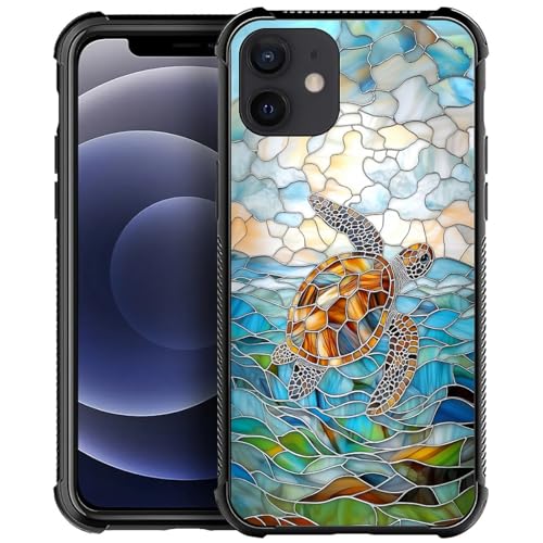 TAMEFOX Schutzhülle für iPhone 11, Motiv: Schildkröte mit vier Ecken und Stoßschutz, stoßfest, rutschfest, sturzsicher TAMEFOX Schutzhülle für iPhone 11, Motiv: Schildkröte mit vier Ecken und Stoßschutz, stoßfest, rutschfest, sturzsicher von TAMEFOX
