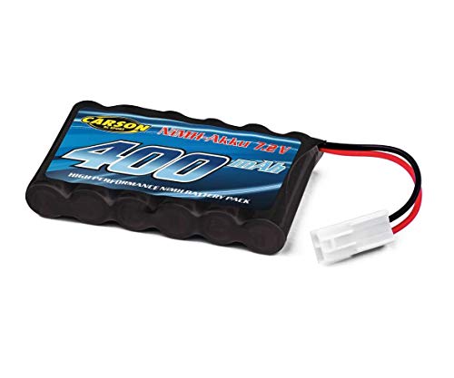 TAMIYA Batterie 7,2V/400mAh, NIMH Mini Tamiya, Ersatzakku für RC Fahrzeuge, Zubehör, 500608195 von TAMIYA