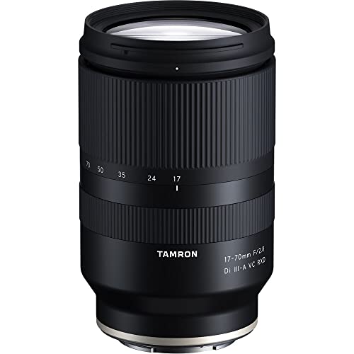 TAMRON 17-70mm F/2.8 Di III-A VC RXD Zoom-Objektiv für spiegellose APS-C-Systemkameras von Fujifilm, schwarz von TAMRON