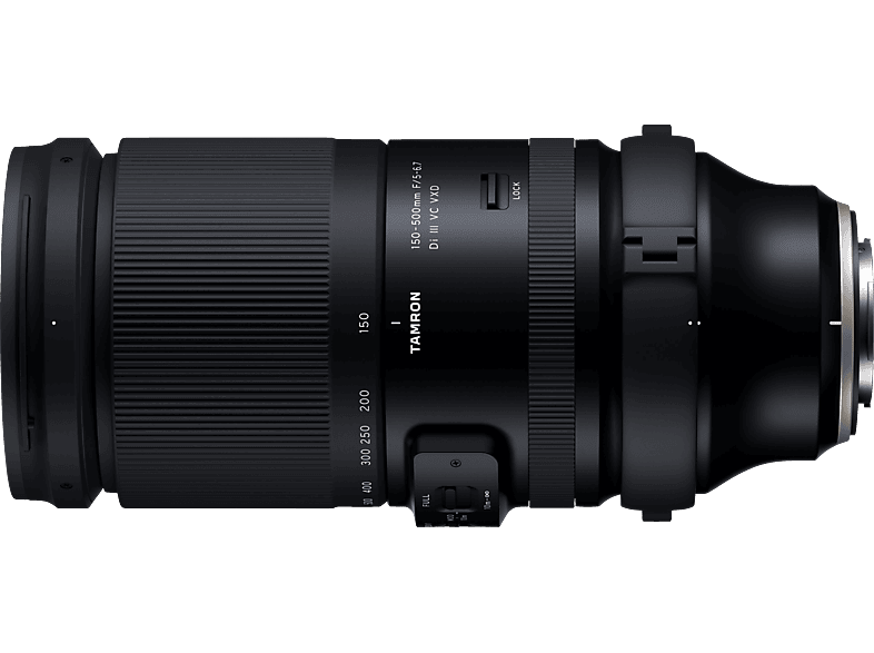 TAMRON F/5-6.7 Di III VC VXD 150 mm - 500 f/5-6.7 (Objektiv für Fuji X-Mount, Schwarz) von TAMRON