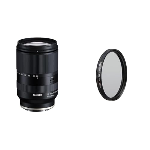 Tamron 28-200mm A071SF F/2.8-5.6 Di III RXD für Sony E-Mount & Amazon Basics Zirkularer Polarisationsfilter - 67mm Tamron 28-200mm A071SF F/2.8-5.6 Di III RXD für Sony E-Mount & Amazon Basics Zirkularer Polarisationsfilter - 67mm von TAMRON
