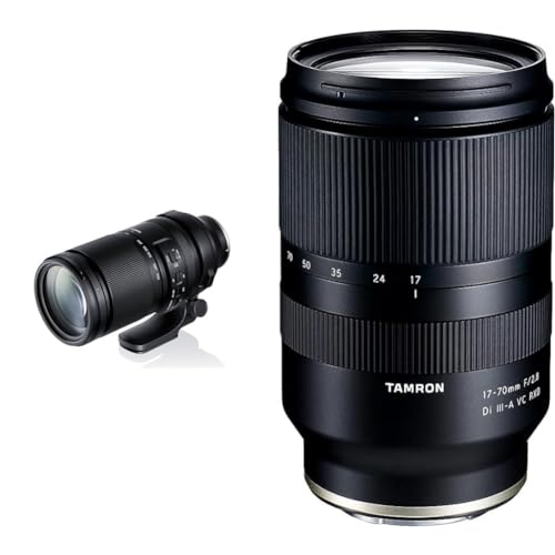 Tamron A057 150-500mm F/5-6.7 Di III VC VXD, Objektiv für Sony E-Mount & 17-70mm F/2.8 Di III-A VC RXD Zoom-Objektiv für spiegellose APS-C-Systemkameras - für Sony E-Mount von TAMRON