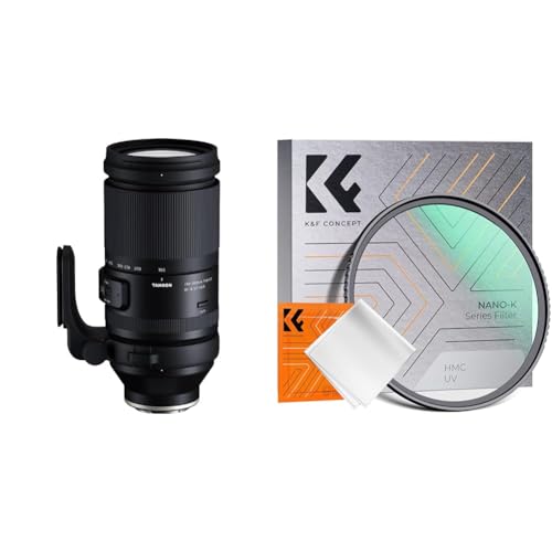 Tamron A057 150-500mm F/5-6.7 Di III VC VXD, Objektiv für Sony E-Mount & K&F Concept K-Serie 82MM MCUV Pro UV-Filter Slim MC UV Schutzfilter Ultraviolett-Filter Tamron A057 150-500mm F/5-6.7 Di III VC VXD, Objektiv für Sony E-Mount & K&F Concept K-Serie 82MM MCUV Pro UV-Filter Slim MC UV Schutzfilter Ultraviolett-Filter von TAMRON