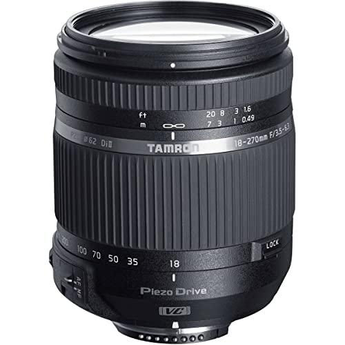 Tamron B008TSN AF 18-270mm F/3.5 -6.3 Di II VC PZD für Nikon EF APS-C von TAMRON