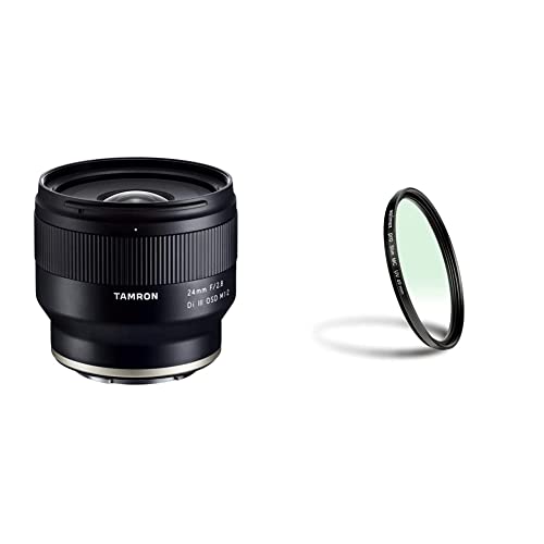 Tamron F051 24mm F/2.8 Di III OSD M 0.0430555555555556 - Objektiv für Sony E-Mount & Walimex Pro UV-Filter Slim MC 49 mm (inkl. Schutzhülle) von TAMRON