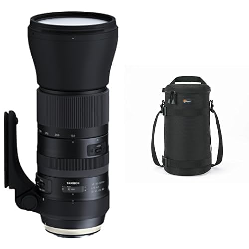 Tamron SP 150-600mm F/5-6.3 Di VC USD G2 Canon schwarz & Lowepro LP36307 Objektivköcher (13 x 32 cm) von TAMRON