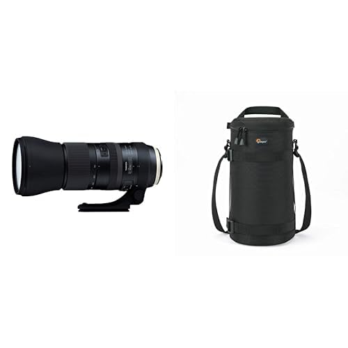 Tamron SP 150-600mm F/5-6.3 Di VC USD G2 Nikon schwarz & Lowepro LP36307 Objektivköcher (13 x 32 cm) von TAMRON