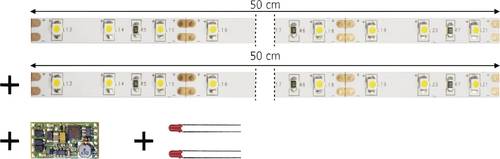 TAMS Elektronik 53-01450-02-C LED-Streifen Fahrtrichtungsabhängig, Dimmen, Schalten mit Modul Warmw von TAMS Elektronik