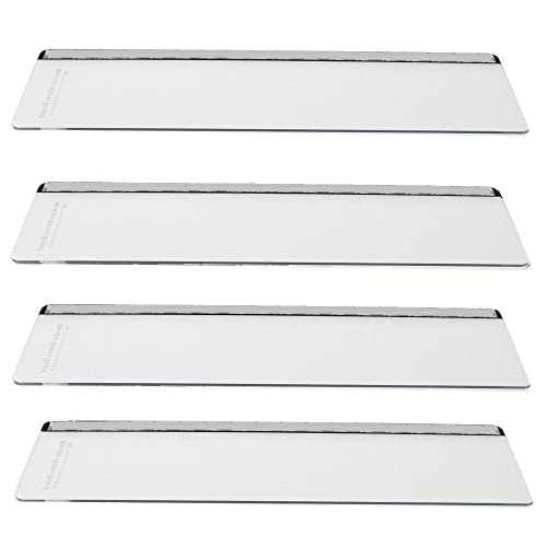 TAMUME 4-Stück Transparent Rechteckiges Acryl Nachrichtenpostkarten mit Aufklebern TAMUME 4-Stück Transparent Rechteckiges Acryl Nachrichtenpostkarten mit Aufklebern von TAMUME