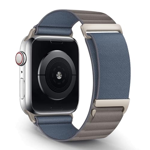 TANAKEY Alpine Loop Armband Kompatibel mit Apple Watch Ultra 49/45/44/42mm 41/40/38mm, Geflochten Ersatzarmbänder Kompatibel für iWatch Ultra 2/SE 2/Series 9/8/7/6/5/4/3/2/1 von TANAKEY