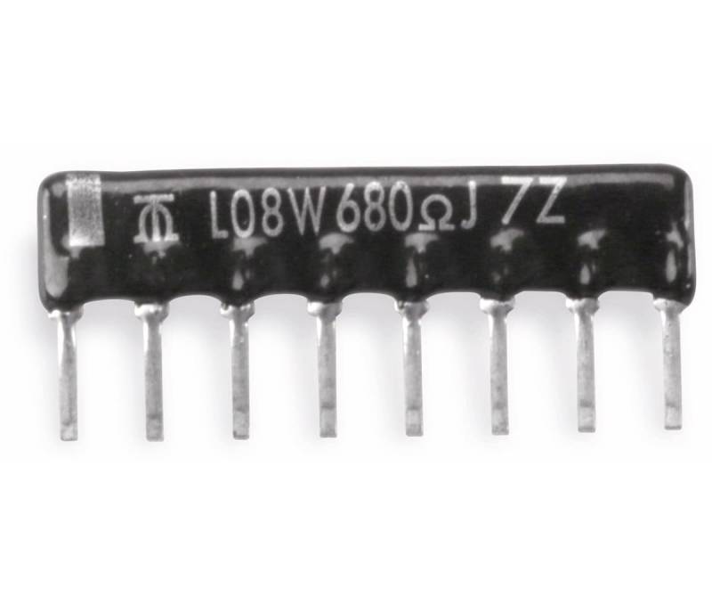 TANCAP TECHNOLOGY Widerstands-Netzwerk, 9P/8R, SIP, 47 kΩ 2% von TANCAP TECHNOLOGY