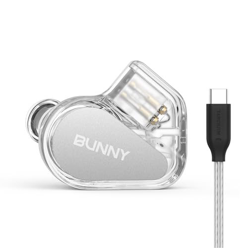 TANCHIJIM Bunny In-Ear-Monitor-Kopfhörer, kristallklarer Klang und Stil, für Gamer und Audio-Enthusiasten (Typ-C mit Mikrofon) von TANCHJIM