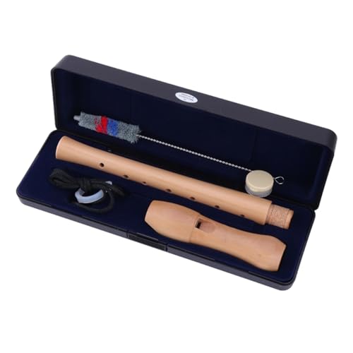 TANGANBLE C-Key 8-Loch-Sopran-Blockflöte mit Stab, deutsche Kinder-Musikflöte, Instrument, Sopranblockflöte, Holzblockflöte TANGANBLE C-Key 8-Loch-Sopran-Blockflöte mit Stab, deutsche Kinder-Musikflöte, Instrument, Sopranblockflöte, Holzblockflöte von TANGANBLE