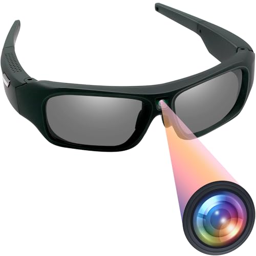 TANGMI Action Cam, 4K HD & 120° Weitwinkel Brille mit Kamera, One-Touch & polarisiertes Objektiv Kamera Brille unterstützen Videoaufnahmen und Fotoaufnahmen für Outdoor-Sportarten TANGMI Action Cam, 4K HD & 120° Weitwinkel Brille mit Kamera, One-Touch & polarisiertes Objektiv Kamera Brille unterstützen Videoaufnahmen und Fotoaufnahmen für Outdoor-Sportarten von TANGMI