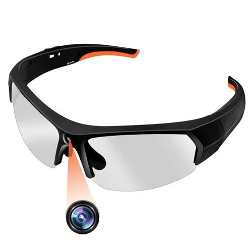 TANGMI Action Cam, 1080P HD Brille mit Kamera, Polarisiertes Objektiv, Eingebauter 32GB Speicher, Kamera Brille unterstützt Videoaufnahmen und Fotoaufnahmen für Outdoor-Sport TANGMI Action Cam, 1080P HD Brille mit Kamera, Polarisiertes Objektiv, Eingebauter 32GB Speicher, Kamera Brille unterstützt Videoaufnahmen und Fotoaufnahmen für Outdoor-Sport von TANGMI