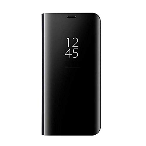 TANYO Hülle Geeignet für Samsung Galaxy S20 Ultra, Perspektive Luxury Mirror Mode Ultradünne Handyhülle. Schwarz von TANYO