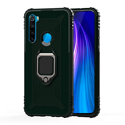 TANYO Hülle Kompatibel mit Huawei Honor 9X, TPU Silikon Stoßfest Armor Schutz Handy Cover, Tough Rugged Fall mit 360° Magnet Ring Kickstand, Grün von TANYO