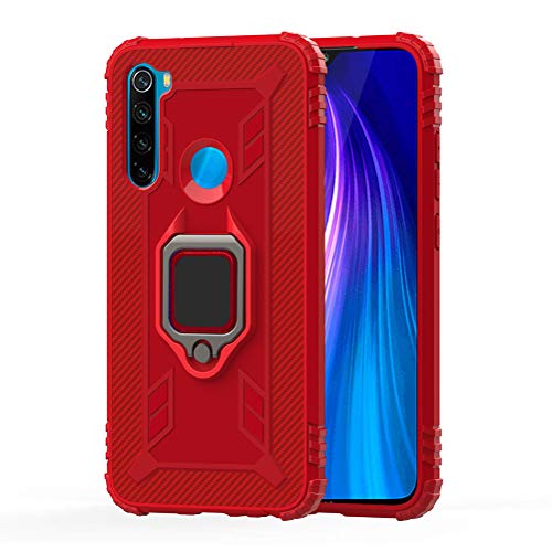 TANYO Hülle Kompatibel mit Huawei Honor 9X, TPU Silikon Stoßfest Armor Schutz Handy Cover, Tough Rugged Fall mit 360° Magnet Ring Kickstand, Rot TANYO Hülle Kompatibel mit Huawei Honor 9X, TPU Silikon Stoßfest Armor Schutz Handy Cover, Tough Rugged Fall mit 360° Magnet Ring Kickstand, Rot von TANYO