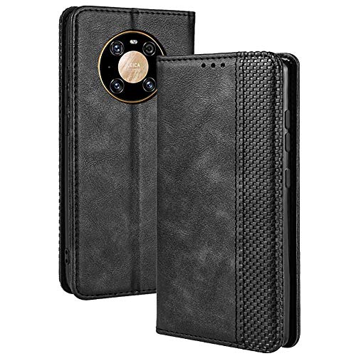 TANYO Leder Folio Hülle für Huawei Mate 40 Pro, Premium Flip Wallet Tasche mit Kartensteckplätzen, PU/TPU Lederhülle Handyhülle Schutzhülle - Schwarz TANYO Leder Folio Hülle für Huawei Mate 40 Pro, Premium Flip Wallet Tasche mit Kartensteckplätzen, PU/TPU Lederhülle Handyhülle Schutzhülle - Schwarz von TANYO
