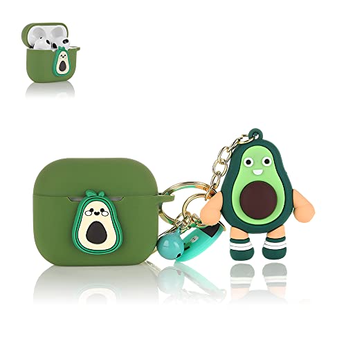 TAOCHEN Fall für AirPods 3rd Erzeugung Ohrhörer mit Puppe Anti Loss Seil- Stoßfester Schutz Cartoon Design Nette Fall Cover Kompatibel mit AirPods 3 von TAOCHEN