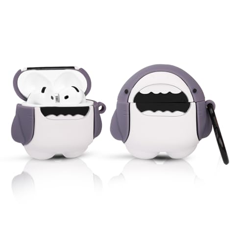 TAOCHEN Hüllen für AirPods 4 Drahtlose Ohrhörer (2024) mit Karabiner- Silikon Aufladung Schutzhülle mit Niedlich Cartoon Haut Design für AirPods 4th Erzeugung Kopfhörer von TAOCHEN