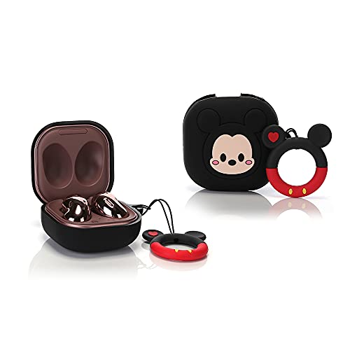 TAOCHEN Silikon Hülle für Samsung Galaxy Buds FE(2023) /Galaxy Buds2 Pro(2022), Galaxy Buds 2(2021), Galaxy Buds Pro(2021), Galaxy Buds Live(2020) Ohrhörer with Anti-Verlustring von TAOCHEN