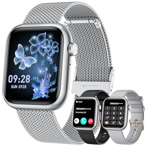 Smartwatch Damen mit Bluetooth Telefonfunktion Fitnessuhr:1,83''HD Touchscreen Smart Watch mit 120+Sportmodi mit Pulsmesser Schrittzähler IP68 Wasserdichter Fitness Tracker Kompatibel Android iOS Smartwatch Damen mit Bluetooth Telefonfunktion Fitnessuhr:1,83''HD Touchscreen Smart Watch mit 120+Sportmodi mit Pulsmesser Schrittzähler IP68 Wasserdichter Fitness Tracker Kompatibel Android iOS von TAOLOON
