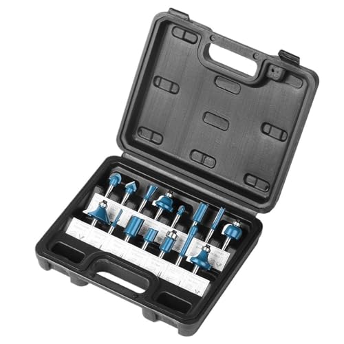 15-teiliges Fräser-Set mit 1/4-Zoll-Schaft, Fräser for die Holzbearbeitung mit Wolframkarbidspitze, gemischtes Fräser-Säge-Schneidwerkzeug-Set 15-teiliges Fräser-Set mit 1/4-Zoll-Schaft, Fräser for die Holzbearbeitung mit Wolframkarbidspitze, gemischtes Fräser-Säge-Schneidwerkzeug-Set von TAOMENJS