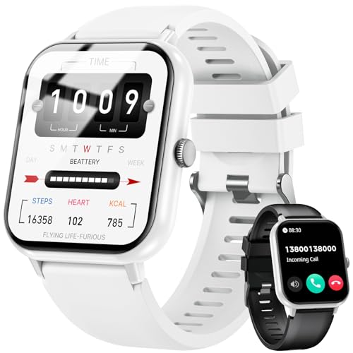 Smartwatch mit Telefonfunktion Fitnessuhr Sport Uhren - 1.83 Zoll Smart Watch Herren Damen mit Herzfrequenz Schlafmonitor Schrittzähler Wasserdicht Fitness Armbanduhr 100 Sportmodi Uhr für iOS Android Smartwatch mit Telefonfunktion Fitnessuhr Sport Uhren - 1.83 Zoll Smart Watch Herren Damen mit Herzfrequenz Schlafmonitor Schrittzähler Wasserdicht Fitness Armbanduhr 100 Sportmodi Uhr für iOS Android von TAOPON