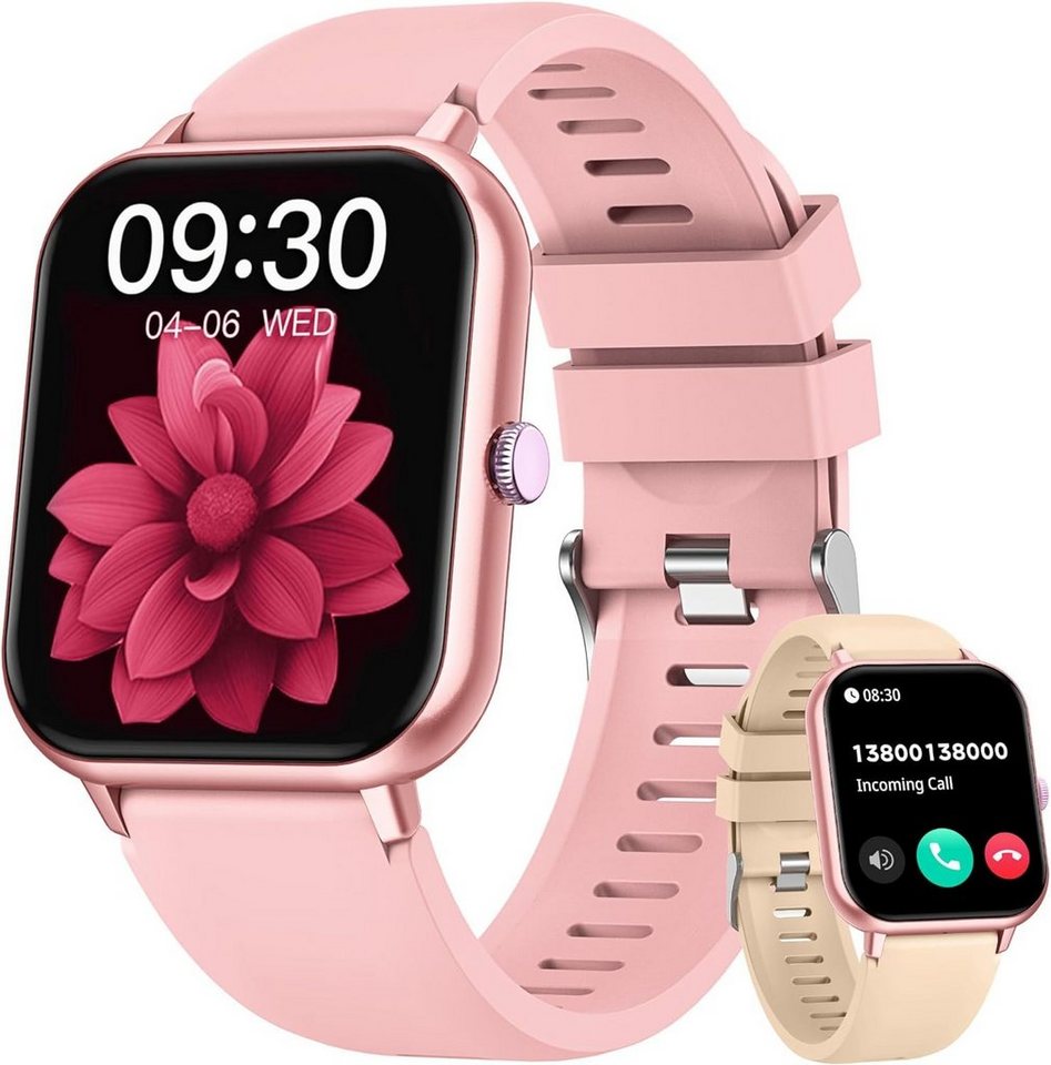 TAOPON Smartwatch (1,83 Zoll, Android, iOS), mit Telefonfunktion Fitnessuhr Sport Uhren, Herzfrequenz Schlafmonitor von TAOPON
