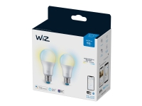 WiZ Lampe 60 W A60 E27 x2, Intelligentes Leuchtmittel, WLAN, Weiß, LED, E27, Multi von TAOlight