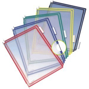 Sichttafel A4 sortiert 10St mit Aufsteckreiter 50mm 5St von TARIFOLD