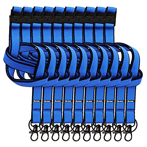 Tarifold Es 200521- Packung mit 10 Anhängern für Bastelarbeiten, ID-Karten, Schlüsselanhänger, doppelter Anhänger, 46 cm lang, Blau von TARIFOLD