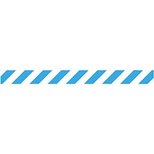 Tarifold Fr 197501 Haftband, Bodenmarkierung: blau/weiß – 1000 x 90 mm"Halten Sie Ihre Abstände/Sichtschutzline", Beutel 1 Stück von TARIFOLD