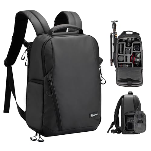 TARION Kamerarucksack, Wasserdicht Fotorucksack SLR Kameratasche Kamera Rucksack mit 14 Zoll Laptopfach und Regenschutz für Spiegelreflexkameras TARION Kamerarucksack, Wasserdicht Fotorucksack SLR Kameratasche Kamera Rucksack mit 14 Zoll Laptopfach und Regenschutz für Spiegelreflexkameras von TARION