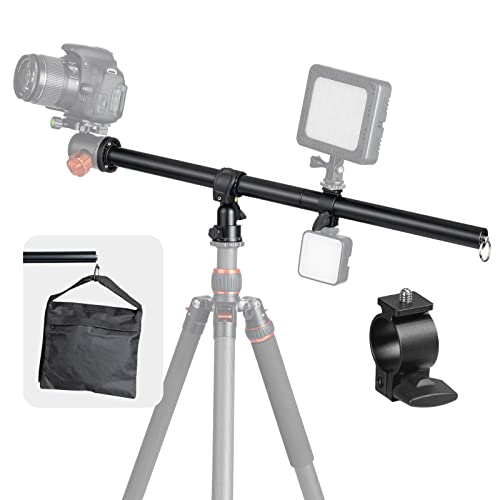 TARION Stativ Auslegearm Kamera Transversal Mittelsäule 57cm mit Stativtasche für 360° Panorama Aufnahmen Fotografie (Kameraauslegearm) von TARION