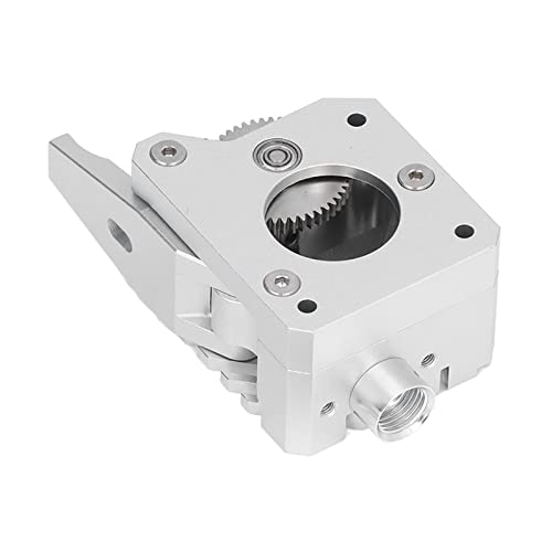 3D -Drucker -Extruder, MK8 3D -Druckerzubehör Ersatzteil Metall Silber mit Teilen Kit Dual Gear Extruder für Prusa I3 MK3 für Verschiedene Filamenttypen (Rechte Hand) von TARSHYRY