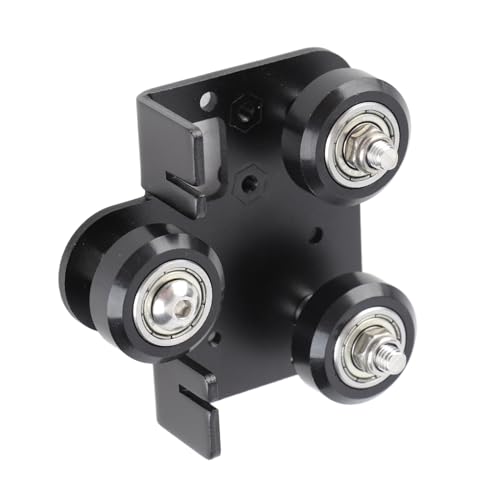 3D -Drucker -Extruder -Rückenstütze, Extruder -Rückenstütze -Platte V Solt Aluminium Extrusionsrahmen mit 0,9 -Zoll -Riemenscheibendurchmesser 3D Extruder -Rückenstütze für Ender3 V2 von TARSHYRY