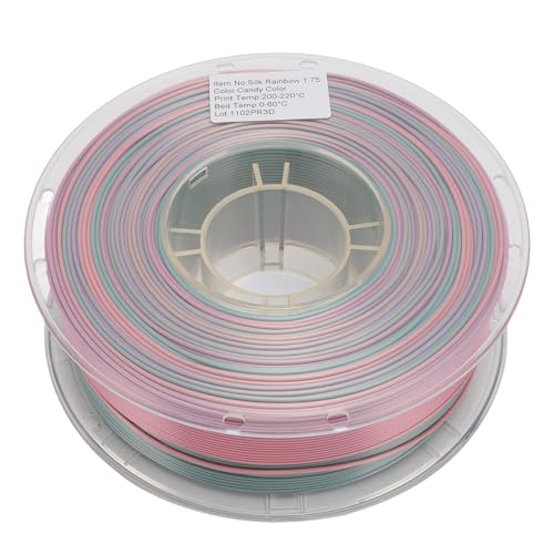 3D -Druckerfilament, PLA -Filamentbündel 3D Seiden PLA Filament 1,75 Mm Mattes Gradientenfarben 2,2 Lbs Multikolored Drucker Filament für die Meisten FDM Drucker 3D -Druckerfilament, PLA -Filamentbündel 3D Seiden PLA Filament 1,75 Mm Mattes Gradientenfarben 2,2 Lbs Multikolored Drucker Filament für die Meisten FDM Drucker von TARSHYRY