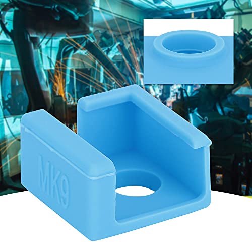 3D-Druckerheizung, 3D-Druckerheizungsblockblock Silikonabdeckung 5pcs Heizungsblockisolierung Silikonhülse 3D-Drucker-Ender für CR-10/ CR10S/ 3 MK7 MK8 MK9 (BLUE) von TARSHYRY