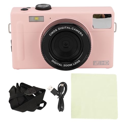 48MP 4X Zoom Digital 1080p Autofocus Videokamera Tragbare Reisekameras für die Fotografie (64GB) von TARSHYRY