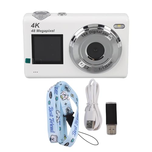4K 48MP Dual Screens Digitalkamera Auto Focus Kompaktkamera 16x Zoom für Reisefotografie -Enthusiasten 4K 48MP Dual Screens Digitalkamera Auto Focus Kompaktkamera 16x Zoom für Reisefotografie -Enthusiasten von TARSHYRY