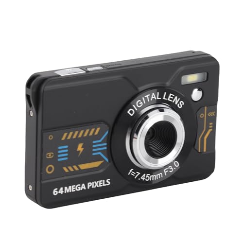 4K 64MP HD Digitalkamera 20x Zoom Multifunktion Tragbare Retro Digitalkamera Travel Compact Photography (Einzeleinheit) von TARSHYRY