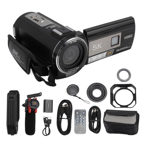 56MP DV Digitalkamera 5K WiFi 3in Touchscreen 18x Zoom Anti Shake Loop Handheld Video Camcorder für Micro Film Outdoor Tourism 56MP DV Digitalkamera 5K WiFi 3in Touchscreen 18x Zoom Anti Shake Loop Handheld Video Camcorder für Micro Film Outdoor Tourism von TARSHYRY