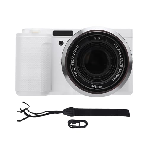 5K 64MP Digitalkamera 12x Optische Zoom 3.2in Flip Touchscreen WDR Anti Shake Live Streaming Compact Travel Photography 5K 64MP Digitalkamera 12x Optische Zoom 3.2in Flip Touchscreen WDR Anti Shake Live Streaming Compact Travel Photography von TARSHYRY