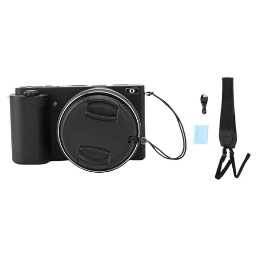 5K 72MP Digitalkamera 12x Optische Zoomkamera mit Flip -Bildschirm Mehrere Filter -LED -Blitz für Landschaftsporträt (Black) von TARSHYRY