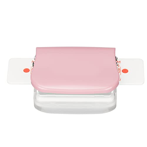 6 Lochstempel, Loch Puncher Manuelle Bindungsmaschinen Mehrzweck 6 Löcher Cinch Book Bindungsmaschine mit 0,37 Zoll Lochabstand Loch Punch für Home Office Flipchart Innenseiten (PINK) von TARSHYRY