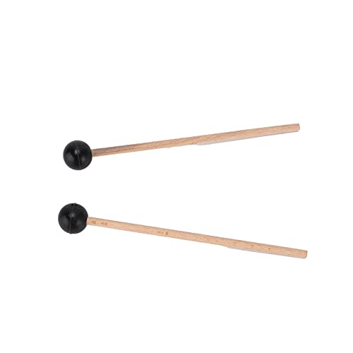 Bass Drum Mallets, Kinder Drumsticks 2pcs Ethereal Drumstick Holzgriff Drum Hammer Percussion Accessoires Gummi Mallet Zum Marschierenden Xylophon Bass Drum Mallets, Kinder Drumsticks 2pcs Ethereal Drumstick Holzgriff Drum Hammer Percussion Accessoires Gummi Mallet Zum Marschierenden Xylophon von TARSHYRY