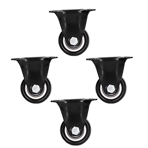 Caster, Dolly Wheels 4pcs 40 Mm / 1,57 Zoll Ruhig und Kratzer -Rollenrad für Karren CALL Box/Cover TOOLBOX Schwarz von TARSHYRY